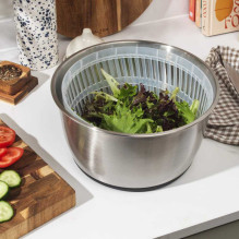 Salter BW14097 Salad Spinner 6L, Silver Salter BW14097 Salad Spinner 6L, Silver