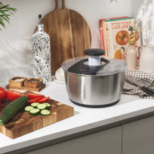 Salter BW14097 Salad Spinner 6L, Silver Salter BW14097 Salad Spinner 6L, Silver