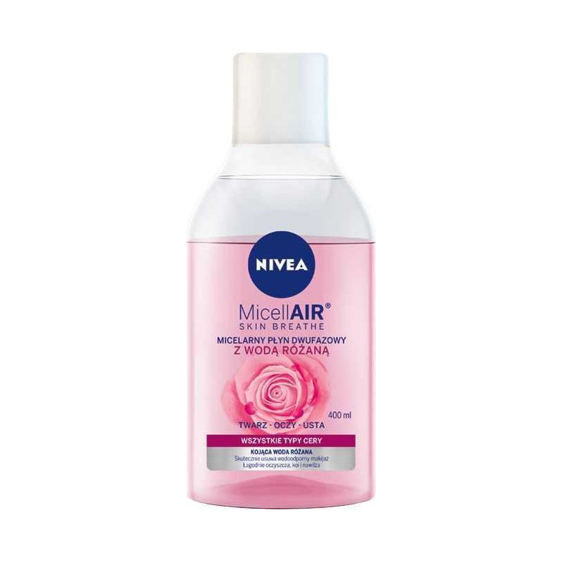 Nivea Nivea Micell Air Skin Breathe Micellar Two-Phase Fluid with Rose Water 4