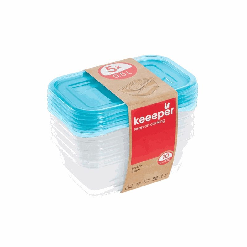 Keeeper Food box 5x0,5L Fredo Fresh