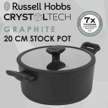 Russell Hobbs RH01863EU7 Crystaltech aukštas puodas 20 cm Russell Hobbs RH01863EU7 Crystaltech aukštas puodas 20 cm
