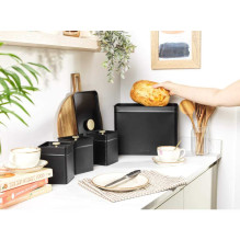 Salter BW14371 Alchemy Bread Bin, Black
