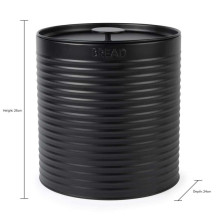 Russell Hobbs RH03269EU7 Ribbed Bread Bin, Black Russell Hobbs RH03269EU7 Ribbed Bread Bin, Black