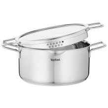 Tefal Nordica Stainless Steel Casserole / Cooking Pot (24 cm, 4.8L / 5L). Tefal Nordica Stainless Steel Casserole / Cooking Pot (24 cm, 4.8L / 5L).