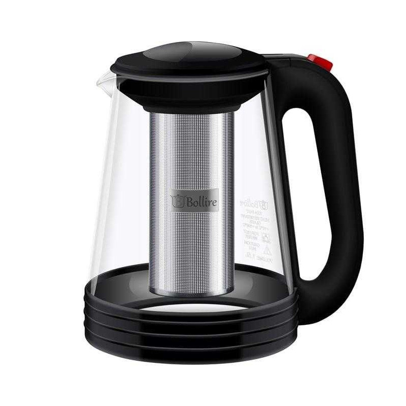 BOLLIRE TEAPOT 1.5L GLASS BOLLIRE BR3406