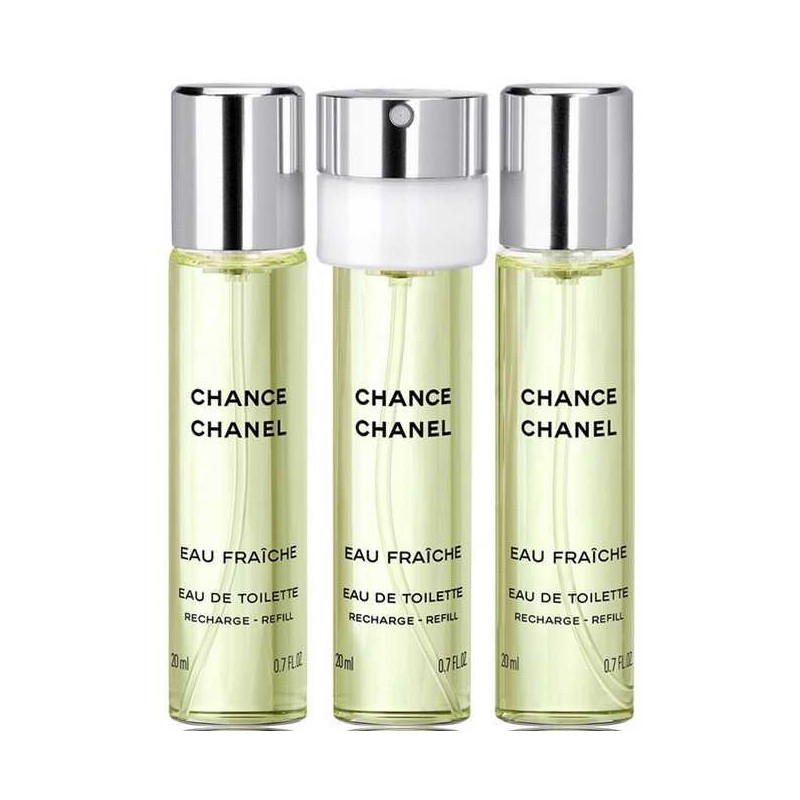 Chanel Chance Eau Fraiche Refills 3 x 20ml EDT