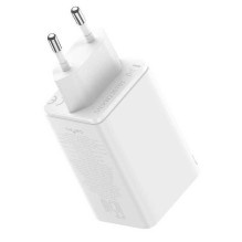 Baseus GaN6 Pro Greitas įkroviklis 65W Baltas Baseus GaN6 Pro Greitas įkroviklis 65W Baltas