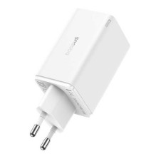 Baseus GaN6 Pro Greitas įkroviklis 65W Baltas Baseus GaN6 Pro Greitas įkroviklis 65W Baltas