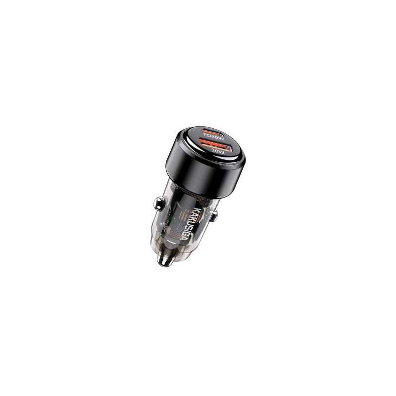 iKaku KSC-1175 Dual port 60W Car charger USB + Type-C