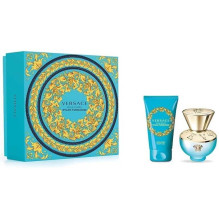 Versace DYLAN TURQUOISE SET 2PC ( 30ML EDT SPRAY 50ML BODY GEL) Versace DYLAN TURQUOISE SET 2PC ( 30ML EDT SPRAY 50ML BODY GEL)