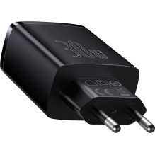„Baseus“ 30 W 2xUSB + USB-C QC3.0 PD3.0 BSU2897BLK