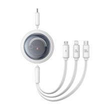 „Baseus“ greito įkrovimo laidas 3in1 USB-C į USB-C / „Lightning“ / „Micro 100W“ „Baseus“ greito įkrovimo laidas 3in1 USB-C į USB-C / „Lightning“ / „Micro 100W“
