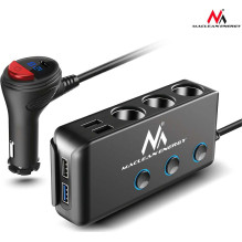 Maclean MCE218 Užrakto lizdas 12-24V 4xUSB PD QC Maclean MCE218 Užrakto lizdas 12-24V 4xUSB PD QC