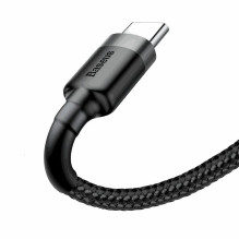 Baseus CATKLF-CG1 Cafule 2A USB-C pilka+juoda Baseus CATKLF-CG1 Cafule 2A USB-C pilka+juoda