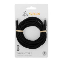 Sbox Type-C - Type-C M / M 3m juodas USB-TYPEC-TYPEC-3 Sbox Type-C - Type-C M / M 3m juodas USB-TYPEC-TYPEC-3
