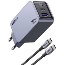 Ugreen Nexode Pro 100W GaN USB + 2x USB-C Grey Ugreen Nexode Pro 100W GaN USB + 2x USB-C Grey