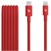 „Apple Beats“ USB-C į „Lightning“ austas laidas, 1,5 m, greitas, raudonas
