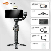 „Hohem iSteady M6“ rinkinys + LED dirbtinio intelekto žibintas + trikojis