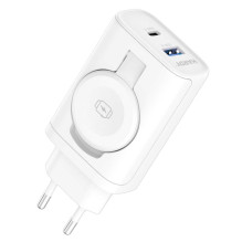 3MK Hardy Charger PD 2in1 33W Baltas 3MK Hardy Charger PD 2in1 33W Baltas