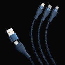 „Baseus Flash Series II“ USB C tipo / USB+C tipo + „Lightning“ + „micro USB“ 100 W