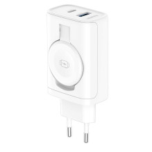 3MK Hardy Charger PD 2in1 33W Baltas 3MK Hardy Charger PD 2in1 33W Baltas