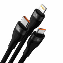 „Baseus Flash Series II“ USB C tipo / USB+C tipo + „Lightning“ + „micro USB“ 100 W