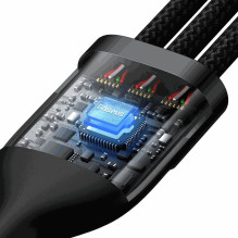 „Baseus Flash Series II“ USB C tipo / USB+C tipo + „Lightning“ + „micro USB“ 100 W