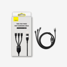 „Baseus Flash Series II“ USB C tipo / USB+C tipo + „Lightning“ + „micro USB“ 100 W