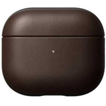 NOMAD „Airpods“ V3 Dėklas, rudos spalvos, odinis NOMAD „Airpods“ V3 Dėklas, rudos spalvos, odinis