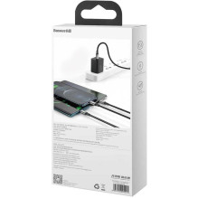 Baseus CAMLT-SC01 USB Type C to USB-C / Lightning / micro USB 1.5m Black Baseus CAMLT-SC01 USB Type C to USB-C / Lightning / micro USB 1.5m Black