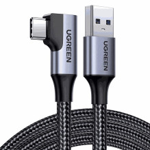 Ugreen 20299 3A USB to USB-C Black
