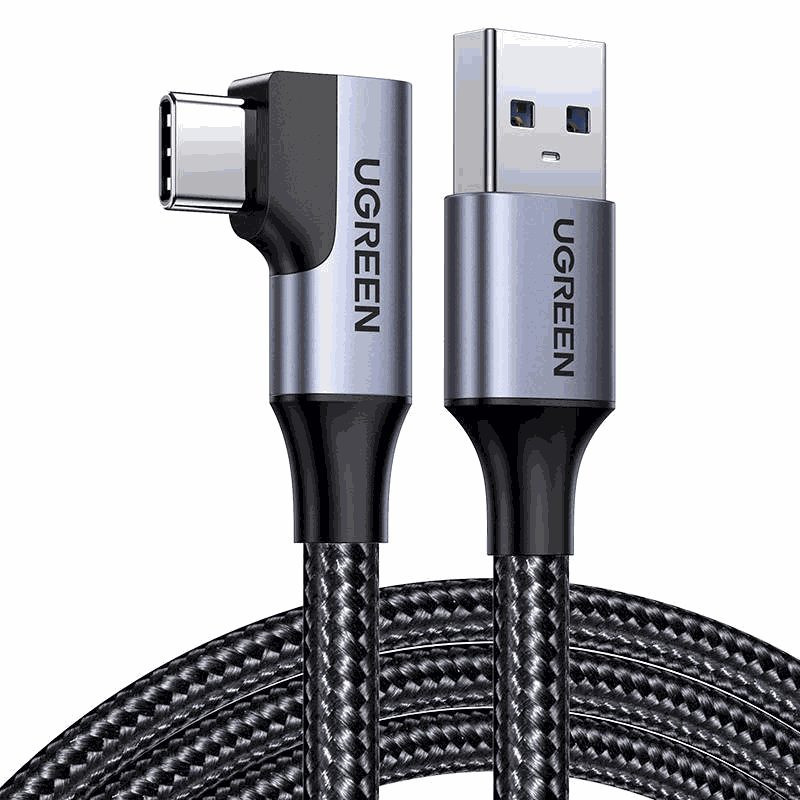 Ugreen 20299 3A USB to USB-C Black