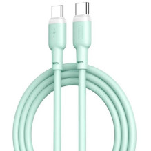 XO NB208B USB-C to USB-C PD D60W 1m Green