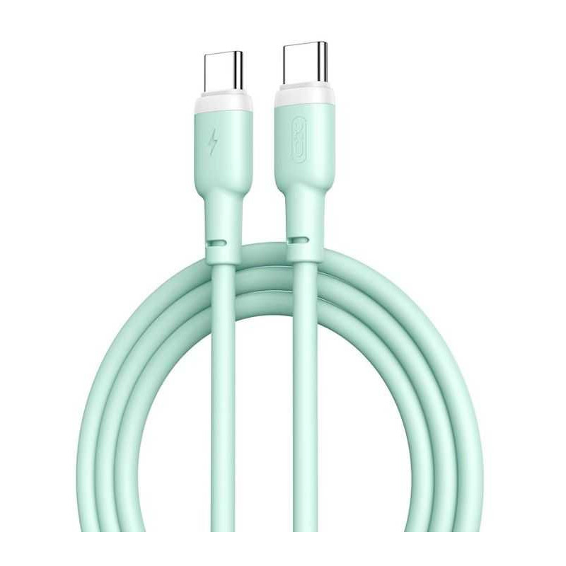 XO NB208B USB-C to USB-C PD D60W 1m Green