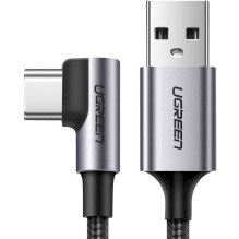 Ugreen USB to USB Type C angled cable 3A 2m Grey
