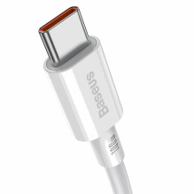 „Baseus CATYS-C02 Superior“ serijos 100 W USB-C į USB-C, baltas „Baseus CATYS-C02 Superior“ serijos 100 W USB-C į USB-C, baltas