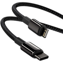 Baseus Tungsten Gold Type-C to Lightning 20W, 2m Black Baseus Tungsten Gold Type-C to Lightning 20W, 2m Black