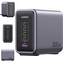 Ugreen Nexode 90903B QC4.0 PD3.1 300W Pilka Ugreen Nexode 90903B QC4.0 PD3.1 300W Pilka