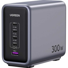 Ugreen Nexode 90903B QC4.0 PD3.1 300W Pilka Ugreen Nexode 90903B QC4.0 PD3.1 300W Pilka
