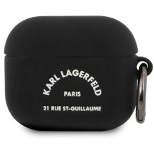 Karl Lagerfeld "KLACA3SILRSGBK Rue St Guillaume Case AirPods 3" Black Karl Lagerfeld "KLACA3SILRSGBK Rue St Guillaume Case AirPods 3" Black