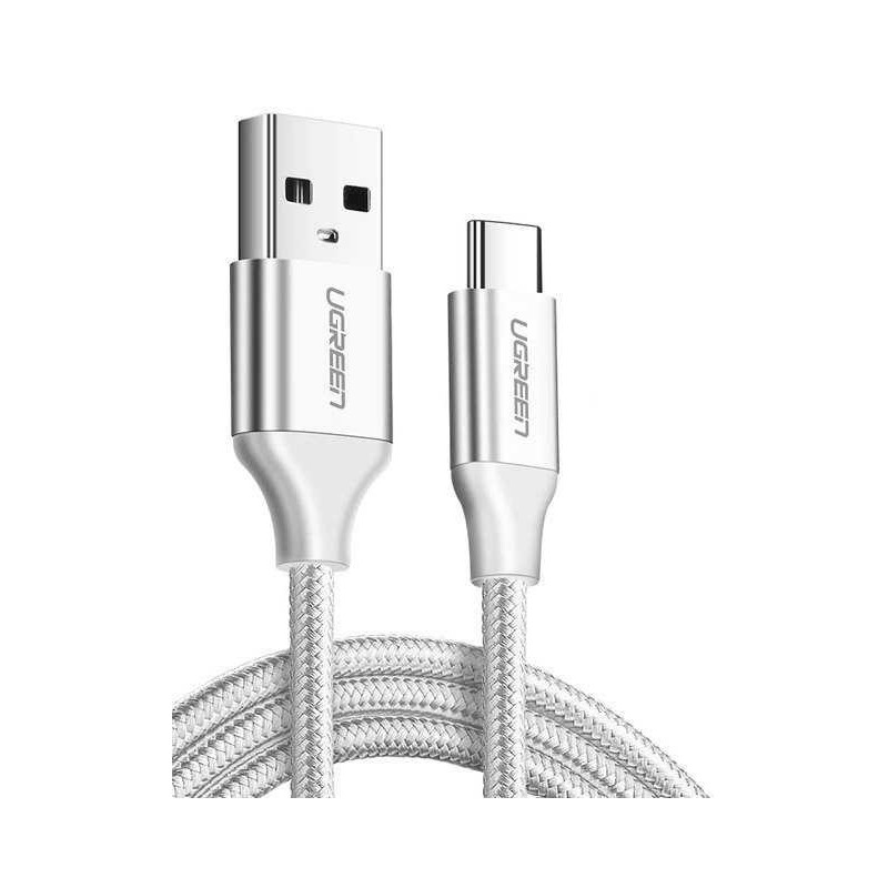Ugreen USB-C laidas QC3.0 1m Baltas