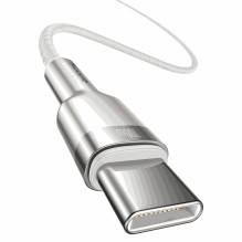 Baseus CATJK-D02 Cafule 100W 5A USB-C to USB-C White Baseus CATJK-D02 Cafule 100W 5A USB-C to USB-C White