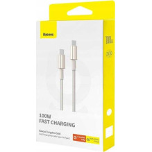 Baseus Tungsten Gold USB-C to USB-C 100W 2m Gold