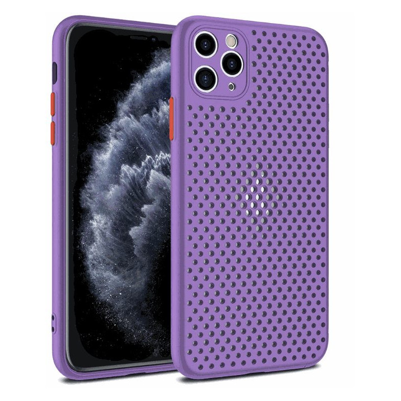 Fusion Accessories „Breathe“ silikoninis dėklas Apple iPhone 11 Pro“, violetinis