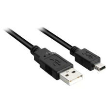 Sharkoon Cable USB 2.0 AB Mini black 2m