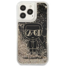 Karl Lagerfeld "Karl Lagerfeld Liquid Glitter Gatsby Case iPhone 13 Pro" Black