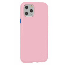 Fusion Accessories „Tvirtas silikoninis dėklas Apple iPhone 12 / 12 Pro“, rožinis