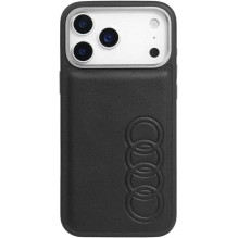 Audi TT Synthetic Leather MagSafe Case iPhone 17 Pro Black Audi TT Synthetic Leather MagSafe Case iPhone 17 Pro Black