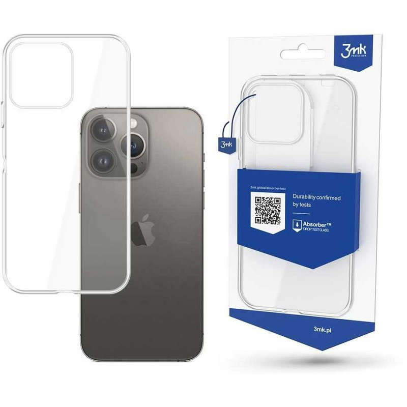 3MK „Skaidrūs iPhone 14 Pro dėklai“ – permatomi
