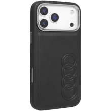 Audi TT sintetinės odos „MagSafe“ dėklas „iPhone 17 Pro“, juodas Audi TT sintetinės odos „MagSafe“ dėklas „iPhone 17 Pro“, juodas